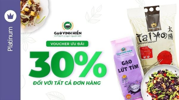 GẠO SẠCH GIẢM MẠNH GIẢM SÂU MUA NGAY TẠI NHÀ VINH HIỂN CHỨ CÒN ĐI ĐÂU?