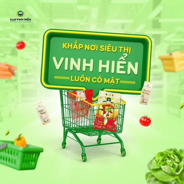 KHẮP NƠI SIÊU THỊ, GẠO VINH HIỂN LUÔN CÓ MẶT