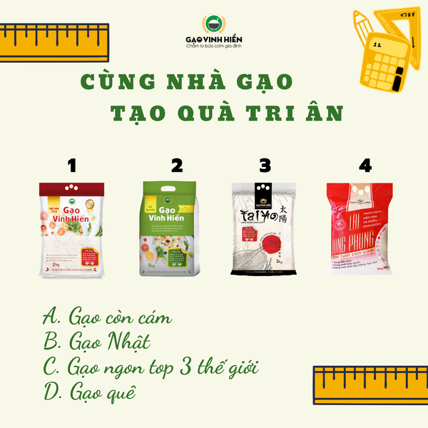 [Mini Game] CÙNG NHÀ GẠO TẠO QUÀ TRI ÂN