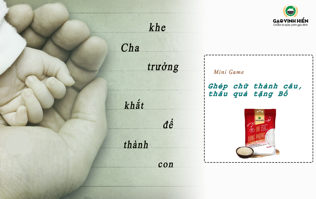 [MINI GAME] GHÉP CHỮ THÀNH CÂU, THÂU QUÀ TẶNG BỐ