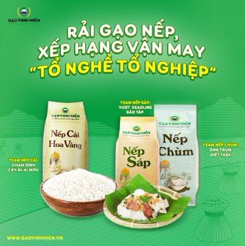 GẠO VINH HIỂN RẢI GẠO NẾP, XẾP HẠNG VẬN MAY 