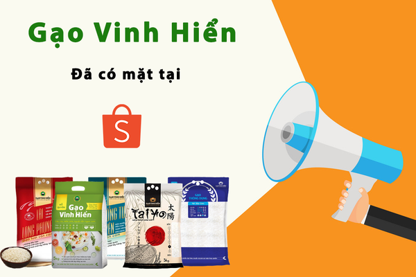 [THÔNG BÁO] Gạo Vinh Hiển đã có mặt trên Shopee