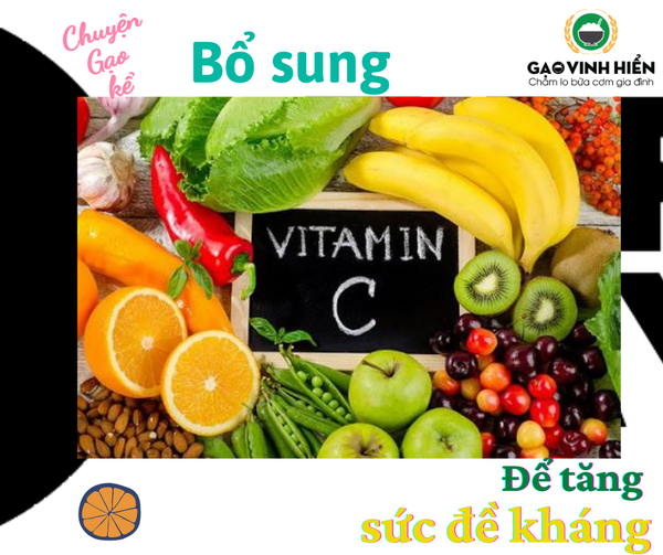 bổ sung vitamin c tăng sức đề kháng
