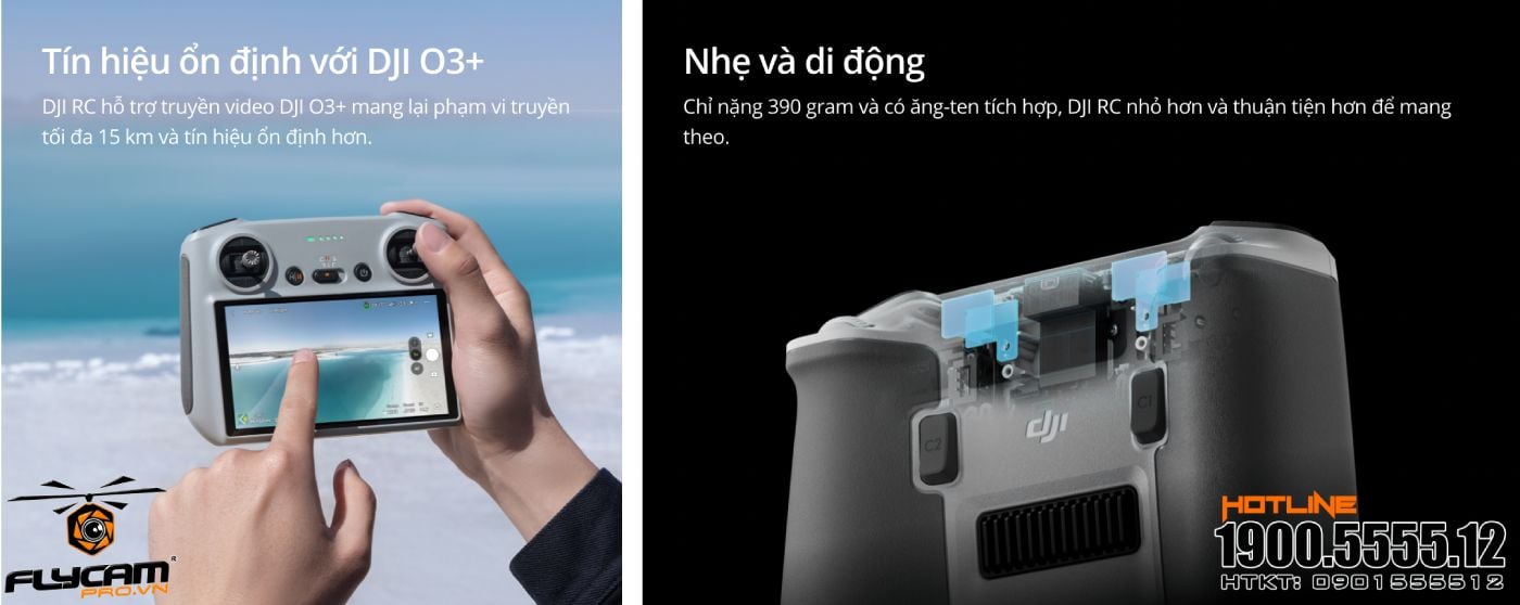 DJI RC (Tay điều khiển có màn hình)