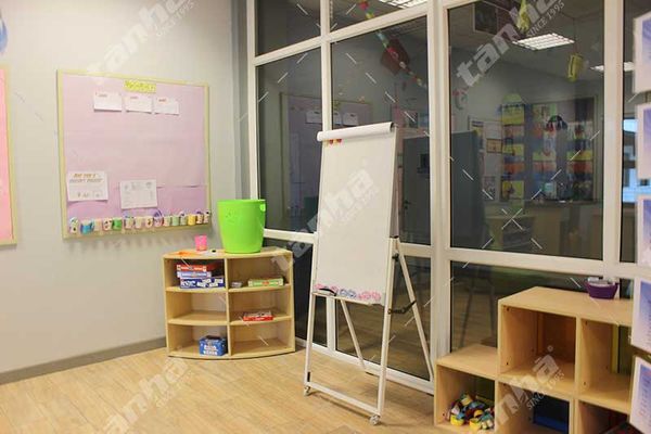 Bảng flipchart tại trường quốc tế mỹ