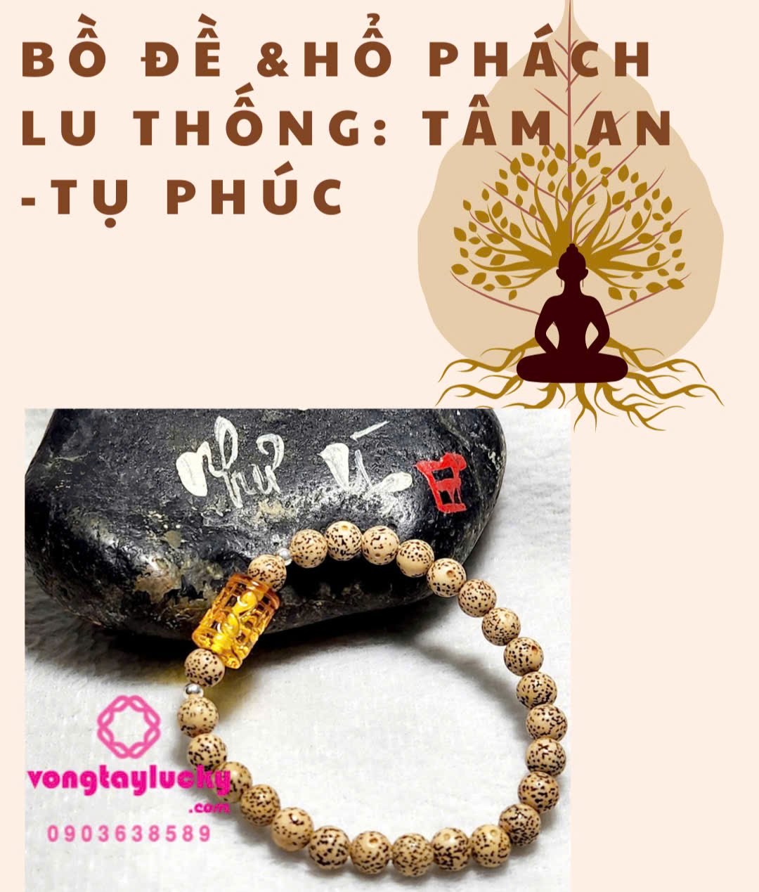 Chuỗi bồ đề tinh nguyệt – Kết nối tâm linh, dẫn lối an yên.