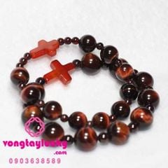chuỗi mân côi đá tự nhiên, kinh mân côi, cách lần hạt mân côi, chuỗi mân côi đẹp, lắc tay, lắc tay công giáo, chuỗi mân côi 10 hạt
