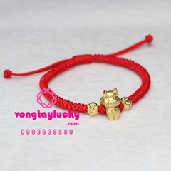 vòng tay chỉ đỏ, vòng tay may mắn, vòng tay mèo may mắn, vòng tay đẹp