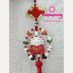 vòng tay chỉ đỏ, vòng tay mèo thần tài, vòng tay may mắn, vòng tay 12 con giáp