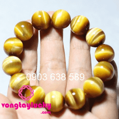 vòng tay đá mắt hổ, đá mắt hổ vàng, vòng tay đẹp, vòng tay may mắn, vòng tay mệnh kim, vòng tay mệnh thủy, chuỗi mân côi