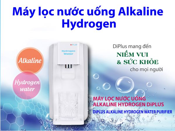 máy lọc nước uống akaline hydrogen diplus