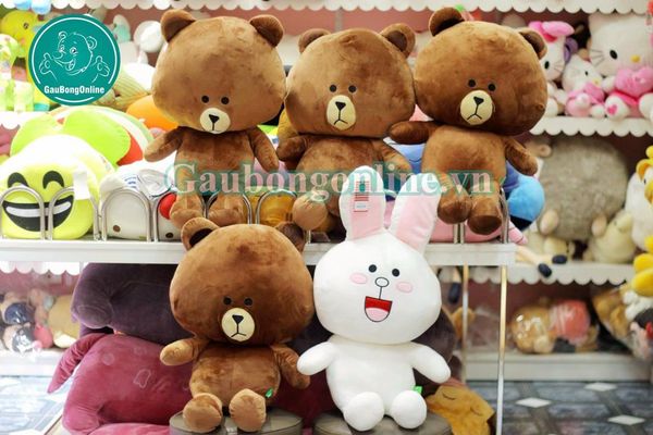 Gấu brown và thỏ cony siêu dễ thương tại tphcm.