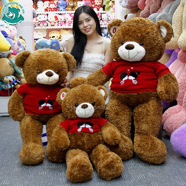 Gấu teddy áo kissme