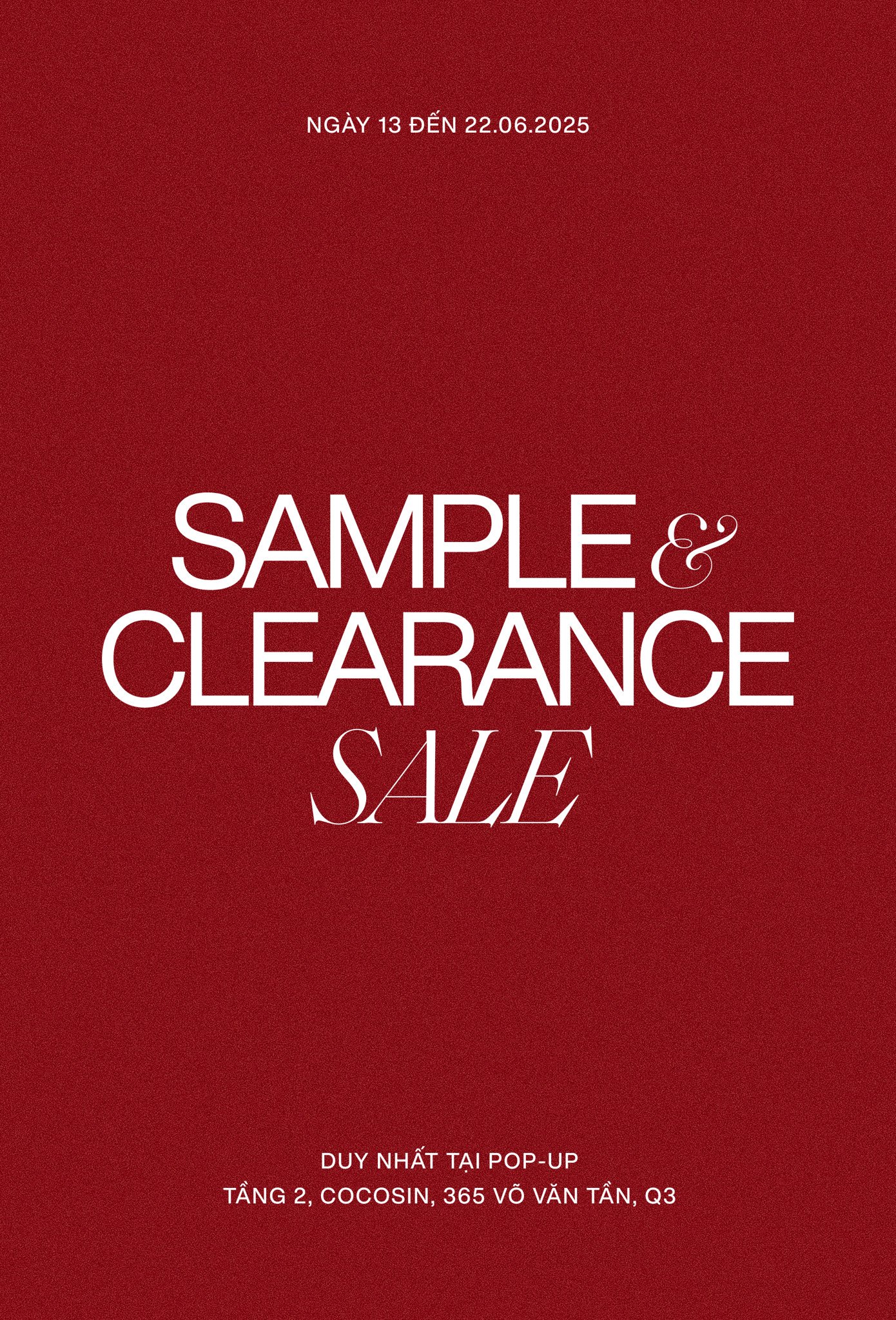 CLEARANCE SALE từ 699K