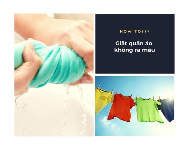 Săn ngay bí quyết giặt quần áo không ra màu