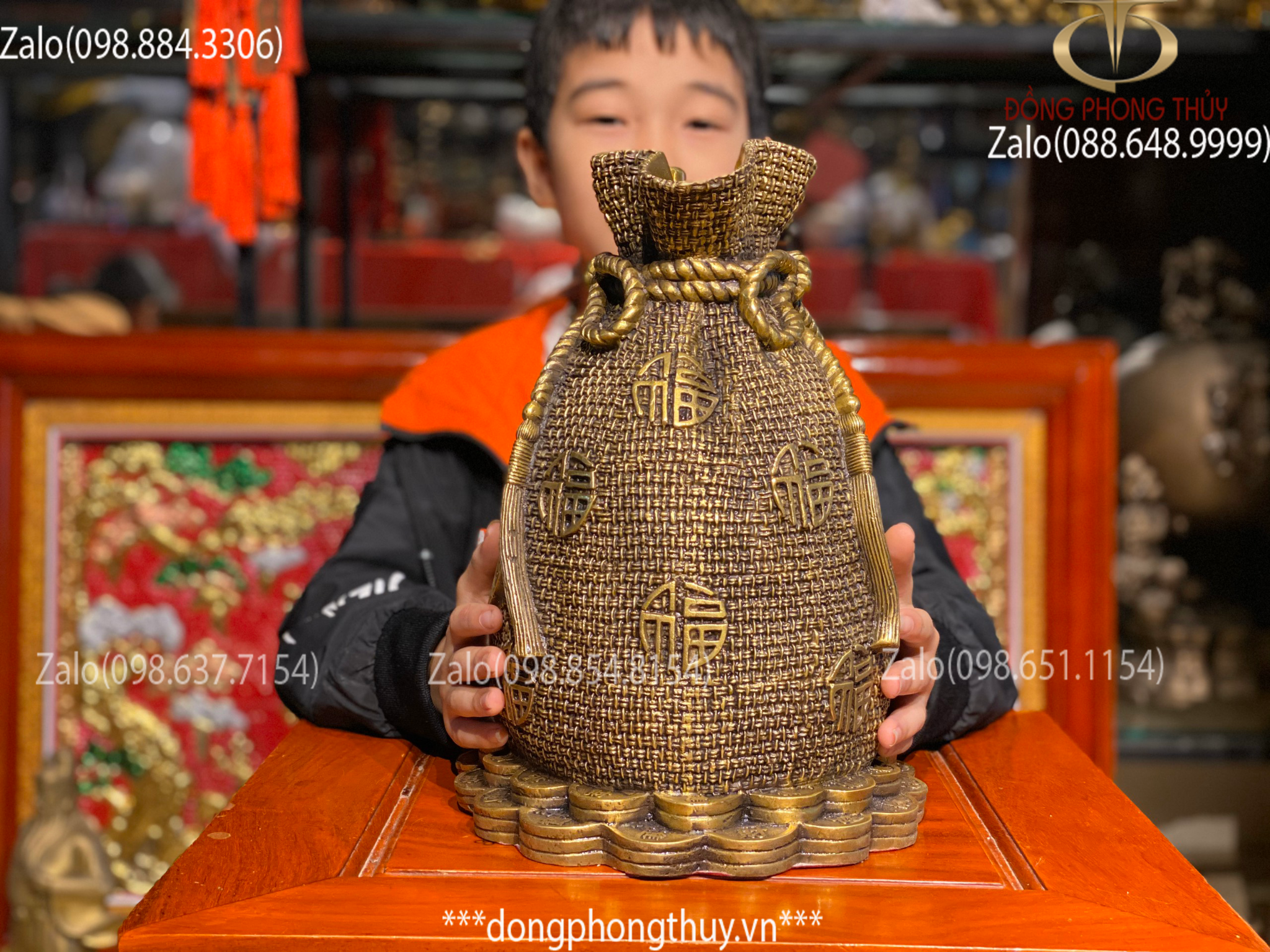 túi tiền bằng đồng