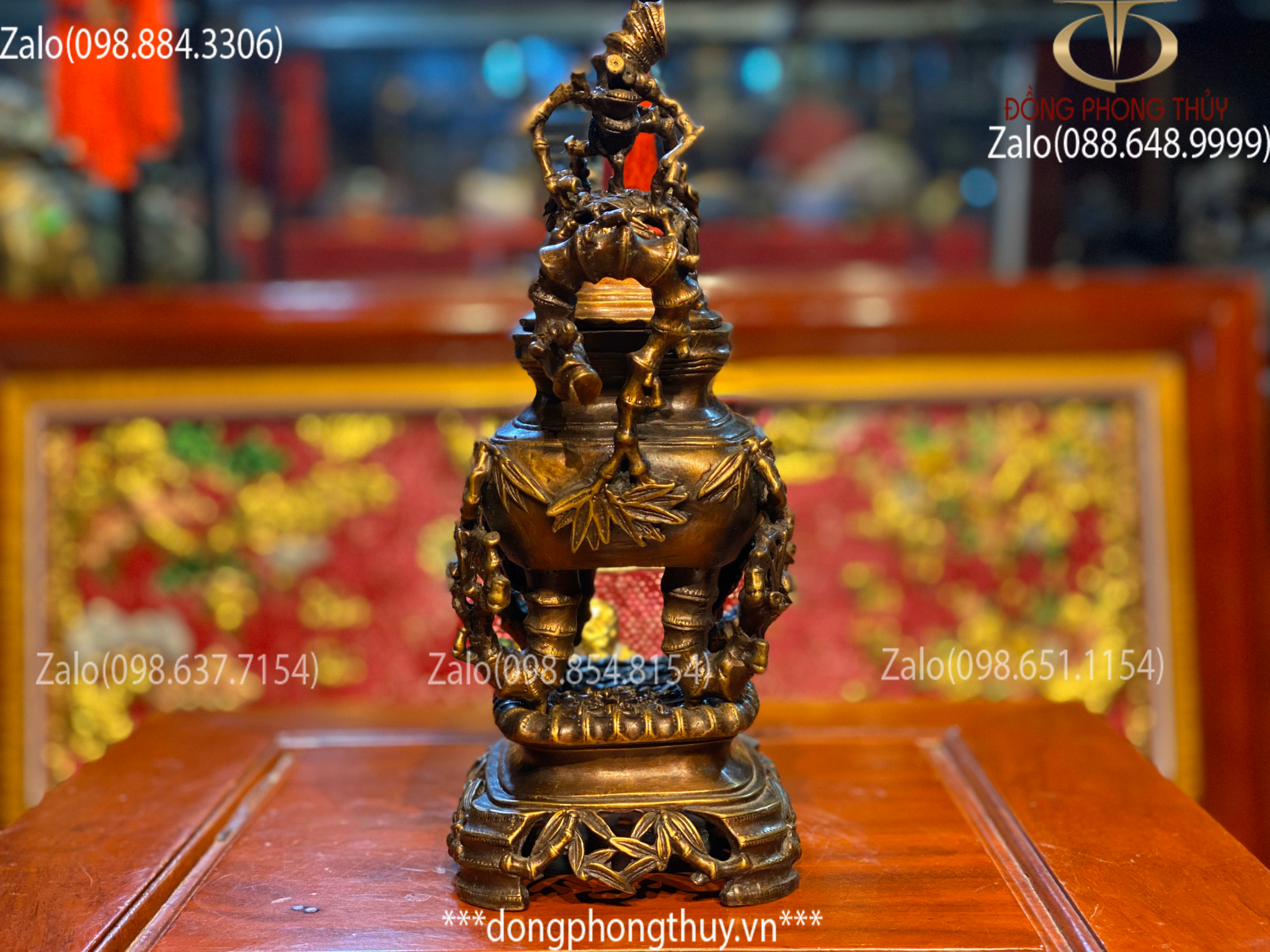 xông trầm bằng đồng