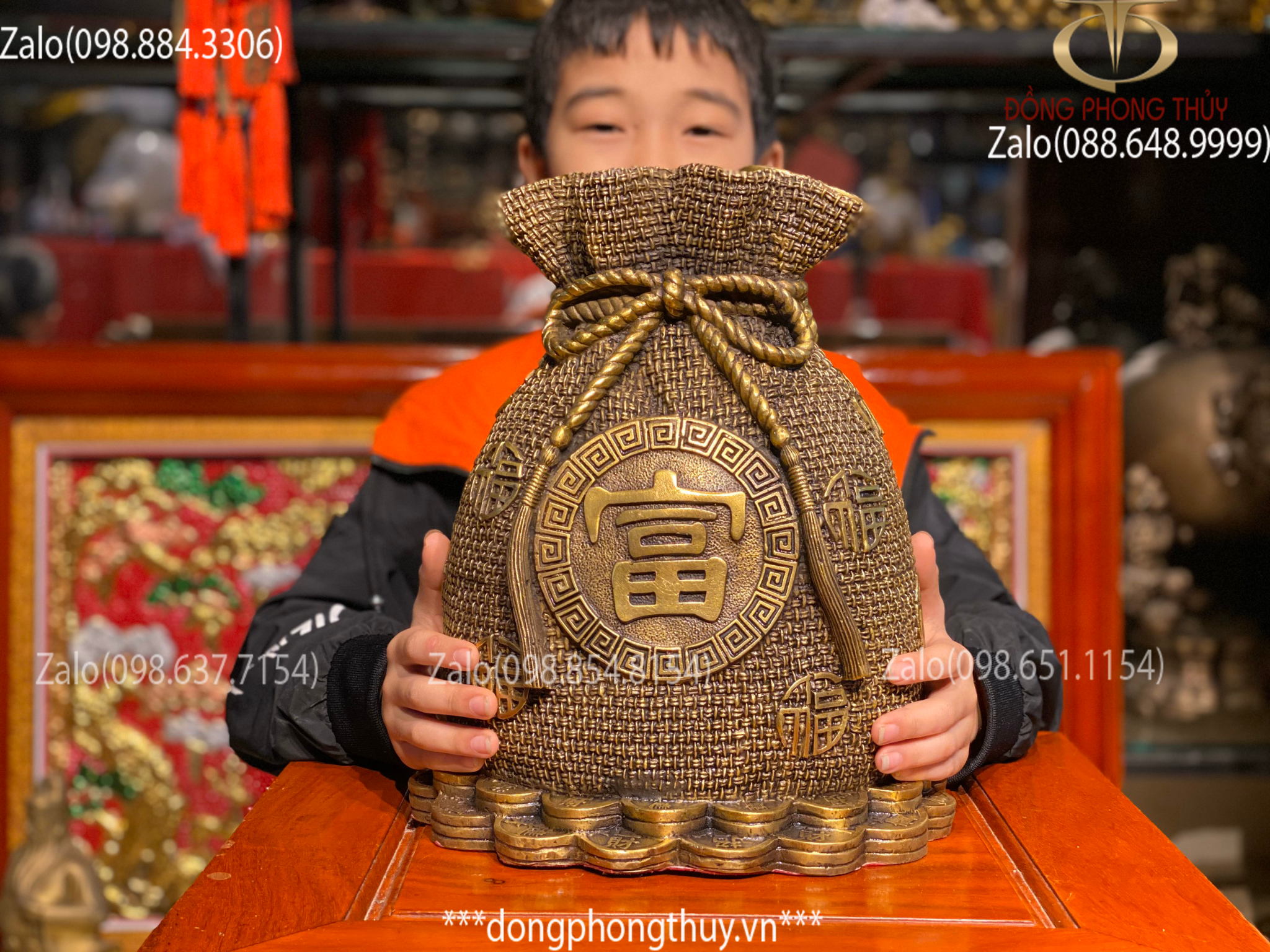 túi tiền bằng đồng