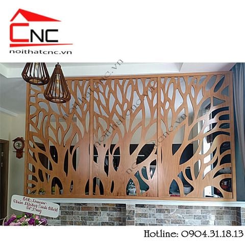 Vách ngăn cnc phòng khách - xu hướng trang trí nhà ở hiện nay