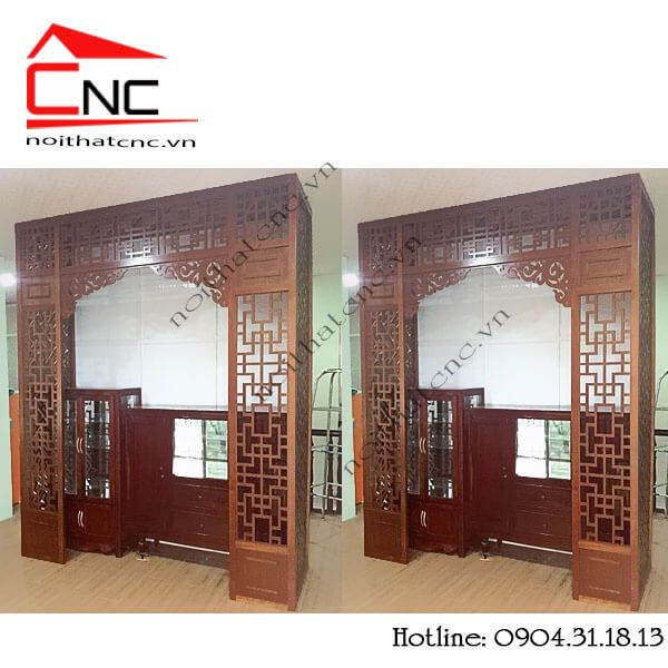 Bộ sưu tập mẫu vách ngăn phòng thờ, bàn thờ cnc giá rẻ.