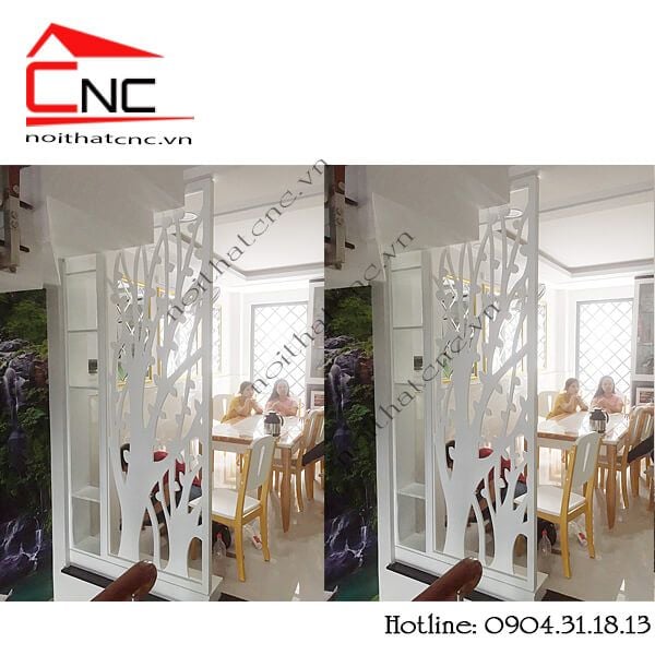 thi công vách ngăn cnc đẹp