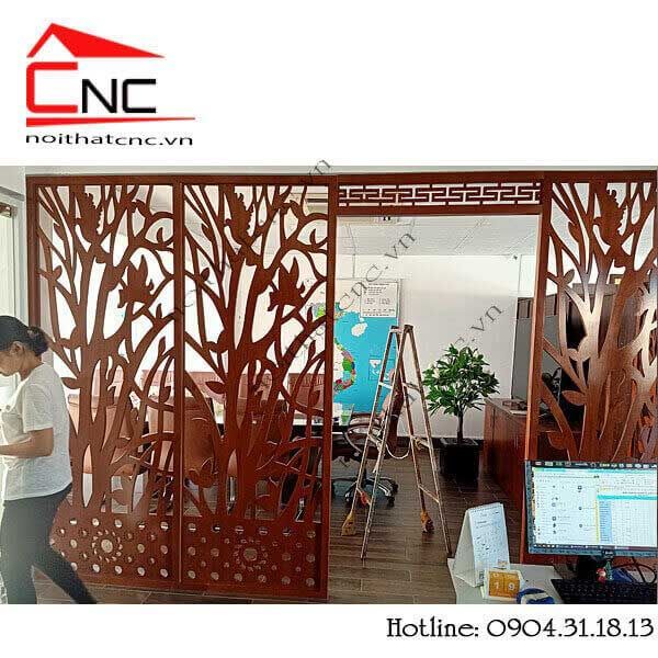 thi công vách ngăn cnc đẹp