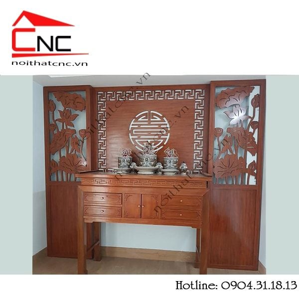 mẫu cnc phòng thờ