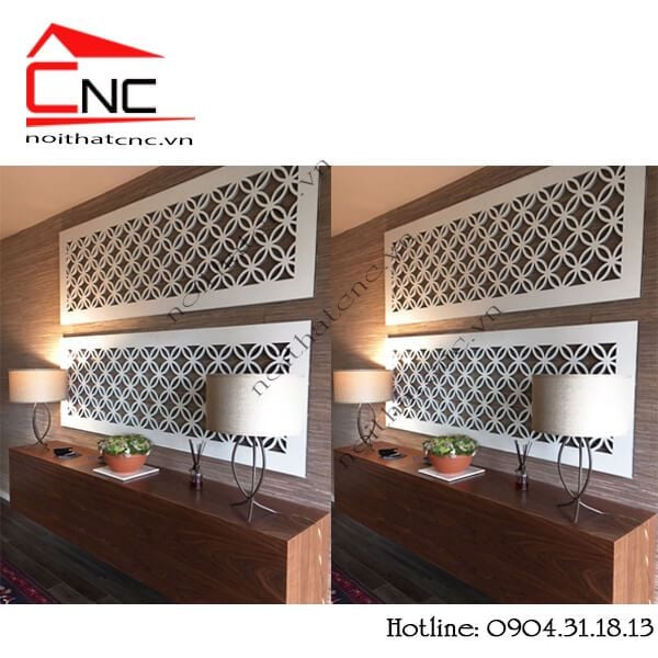 Tưng bừng đón xuân cùng với vách ngăn giữa phòng khách, phòng ăn và bếp.