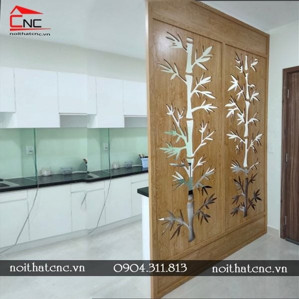 vách ngăn cnc phòng bếp