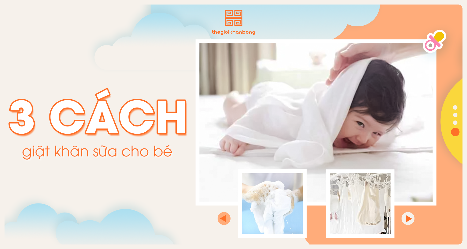 3 Cách giặt khăn sữa cho bé mà mẹ bỉm sữa nên biết