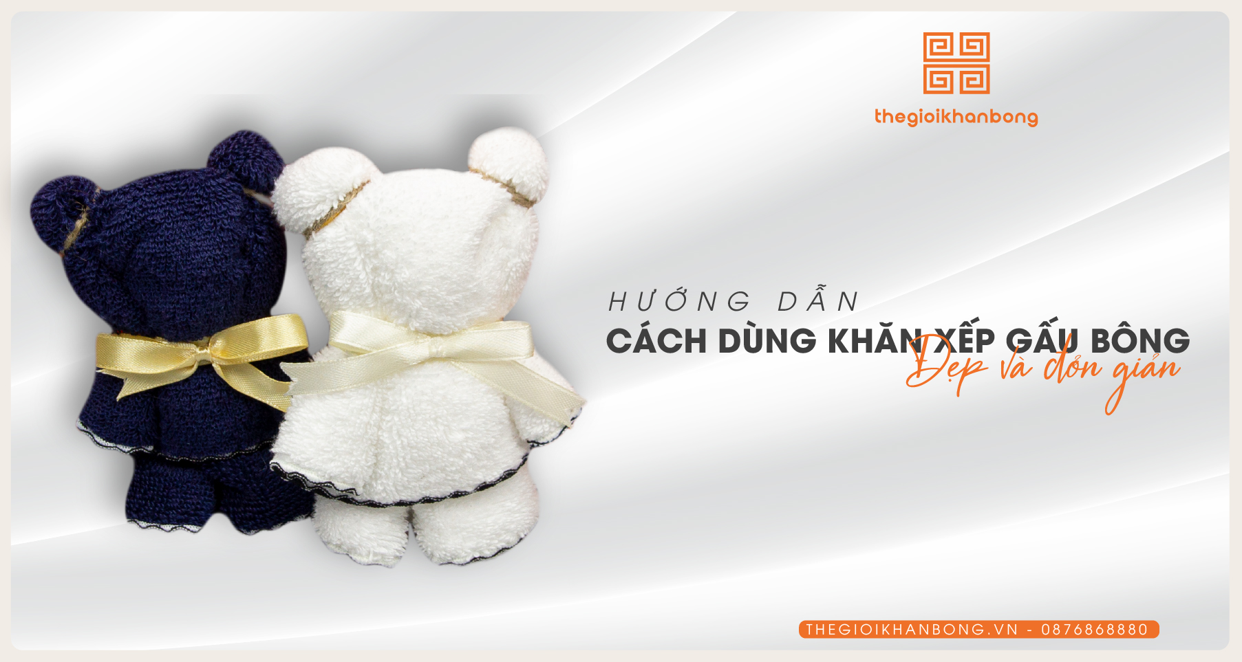 Bật mí cách làm gấu bông bằng khăn mặt / khăn tay tại nhà đơn giản
