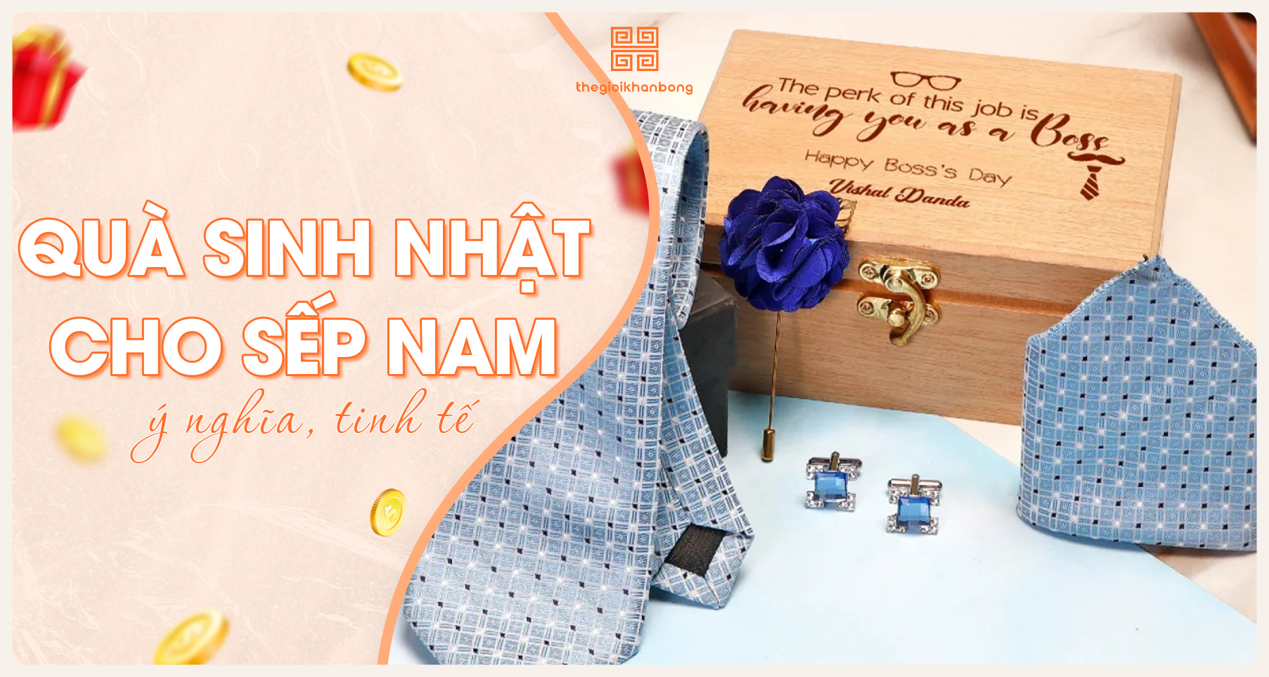 Top 11+ món quà tặng sinh nhật sếp nam ý nghĩa, tinh tế
