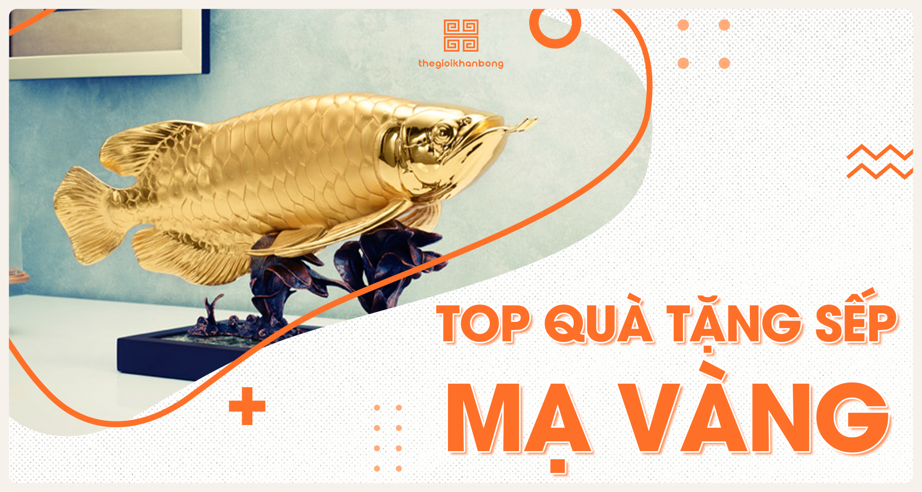 8+ món quà tặng sếp mạ vàng đẹp, sang trọng