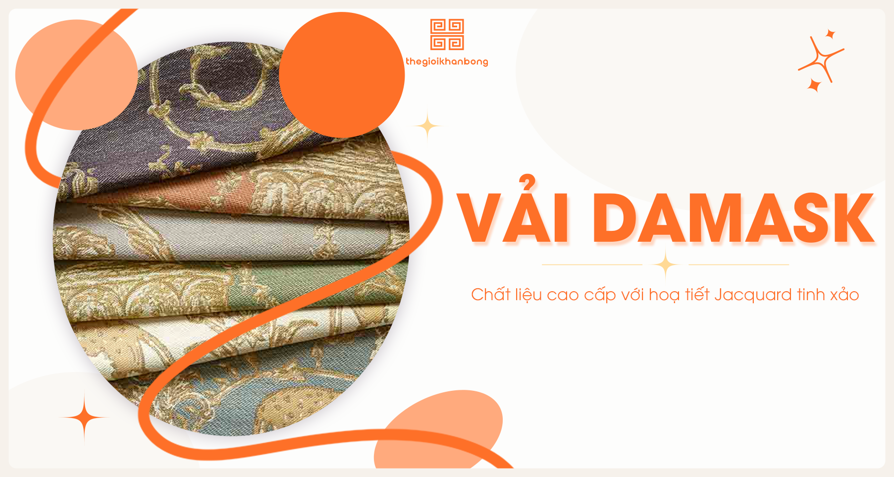 Vải Damask là gì? Nguồn gốc, ưu nhược điểm, phân loại và ứng dụng