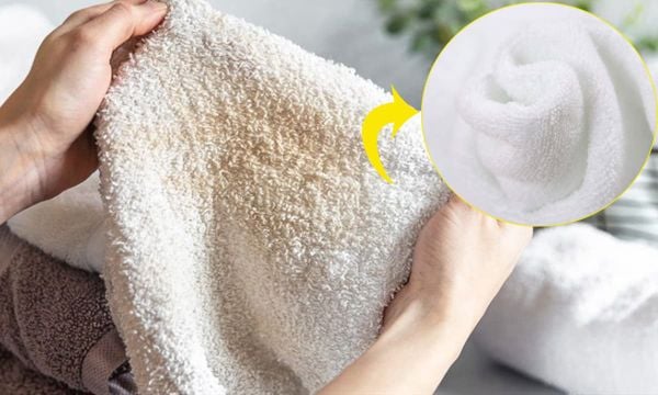 cách khắc phục khăn bị ố vàng