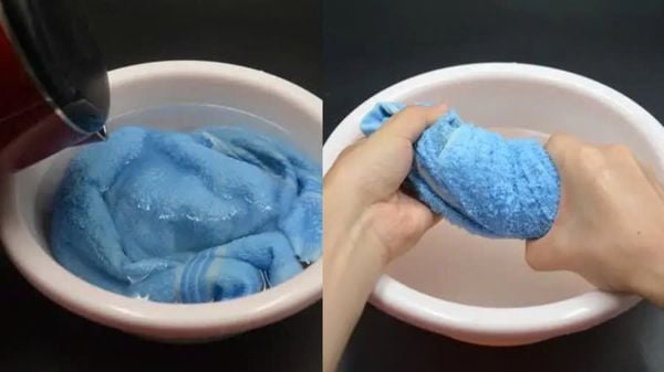 cách khử mùi hôi khăn tắm