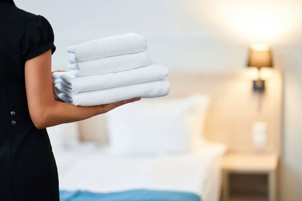cách giặt khăn tắm khách sạn