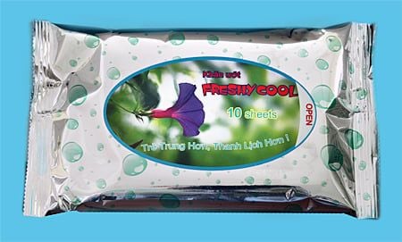 cơ sở sản xuất khăn giấy ướt