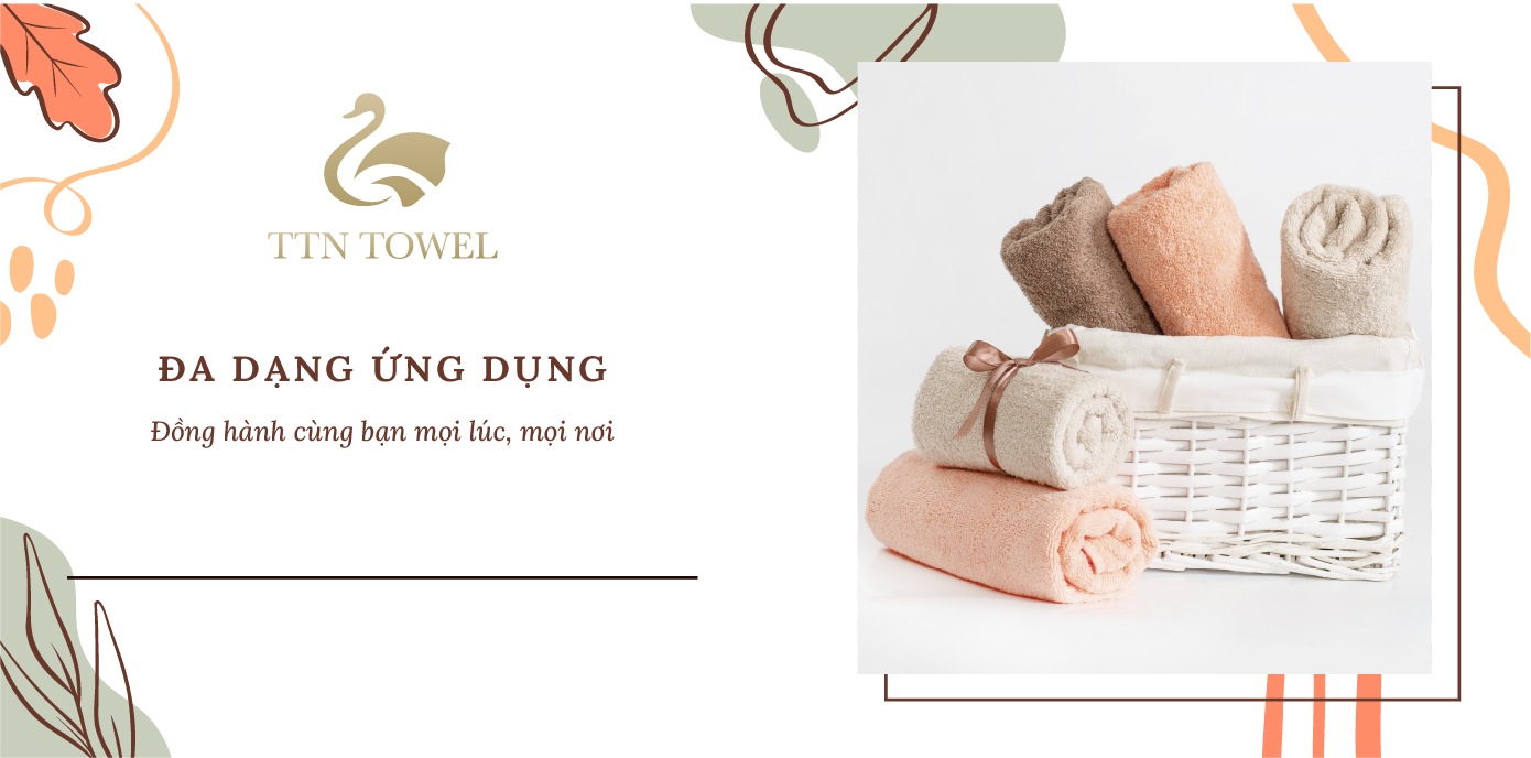 Khăn cotton cao cấp - đa dạng công dụng