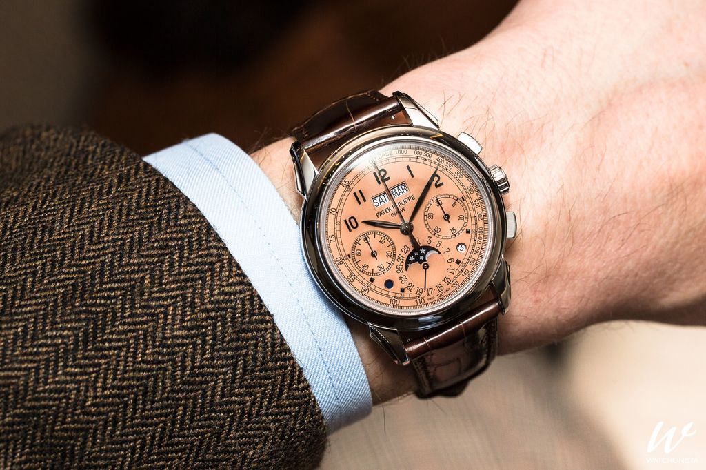 Patek Philippe 5270P-001 on wrist