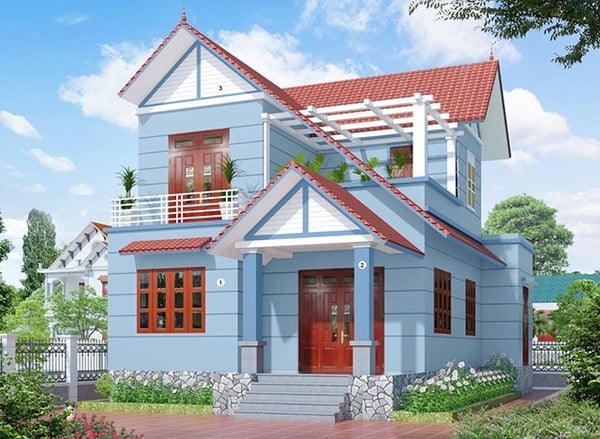30+ Mẫu sơn nhà màu xanh dương ấn tượng, đẹp mắt