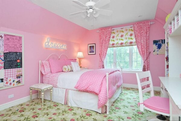 15+ Mẫu sơn phòng ngủ màu hồng đẹp mê hồn cho chị em