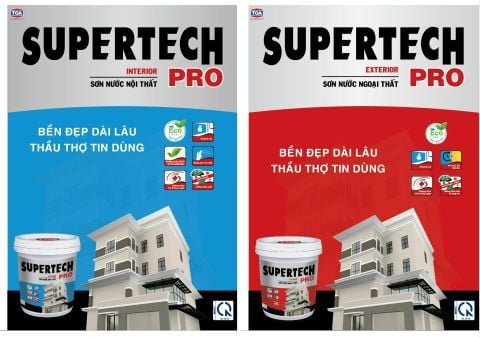 Sơn Mai Anh - Bảng Màu Sơn Toa 2023 - Bảng Màu Sơn Nước Toa Trong Nhà & Ngoài Trời Toa Supertech Pro