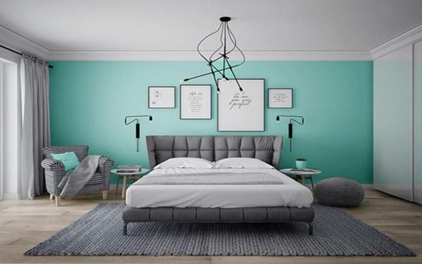 Phòng ngủ sơn màu xanh ngọc phù hợp với những ai?