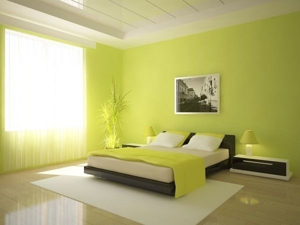 Mẫu sơn màu xanh cốm cho phòng khách giúp gia chủ gặp nhiều may mắn
