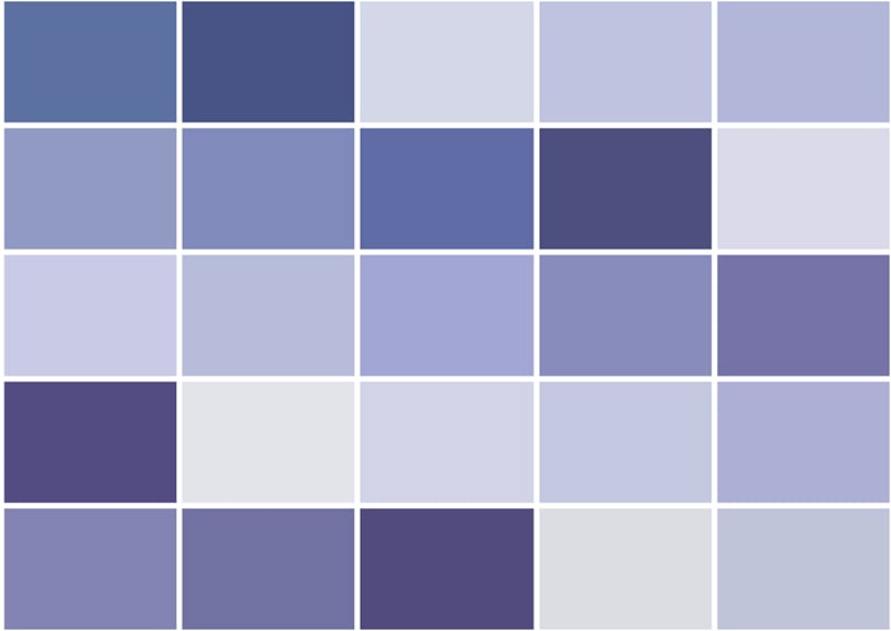 Một số mã màu Magical Blues&Purples