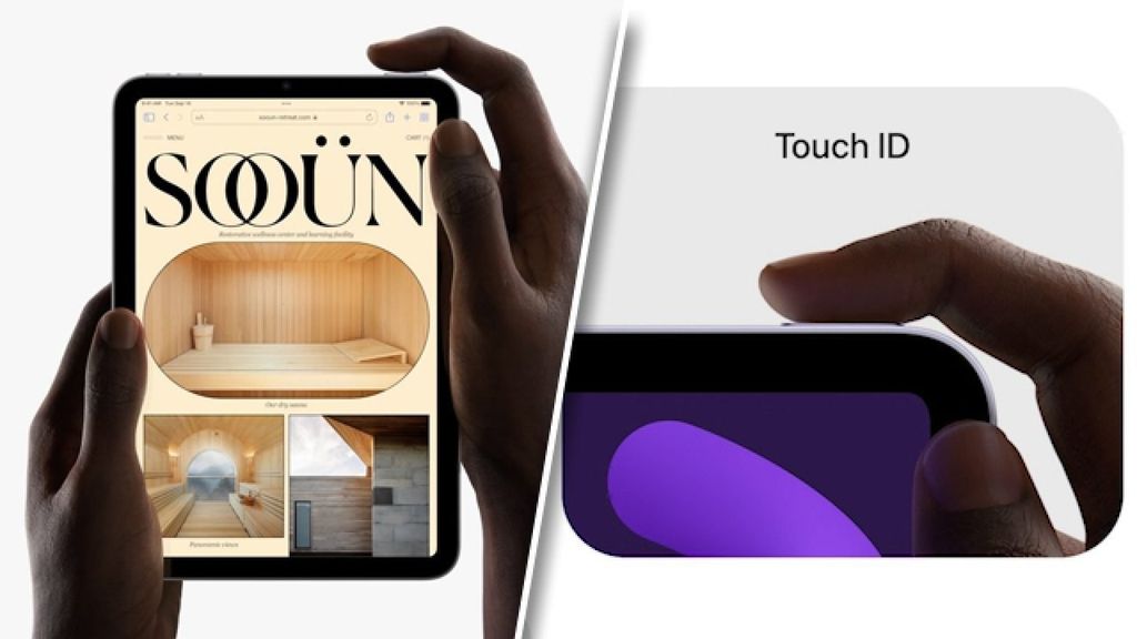 iPad mini 6 mới ra mắt - TouchID