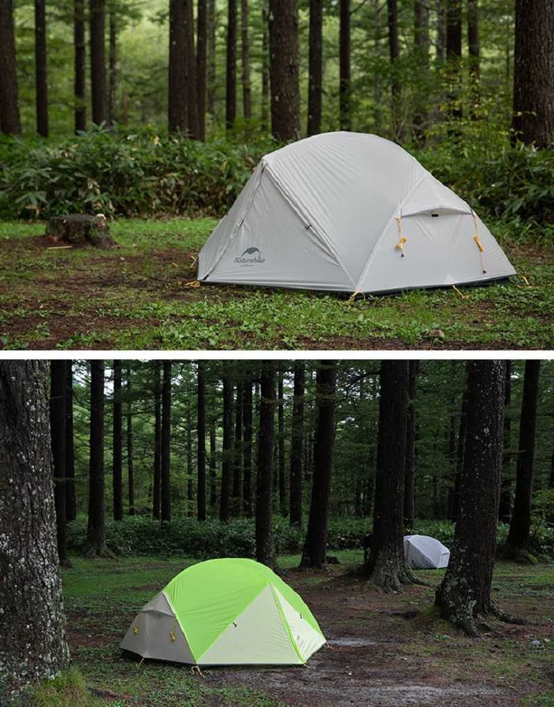 Sử dụng lều khi cắm trại trong rừng