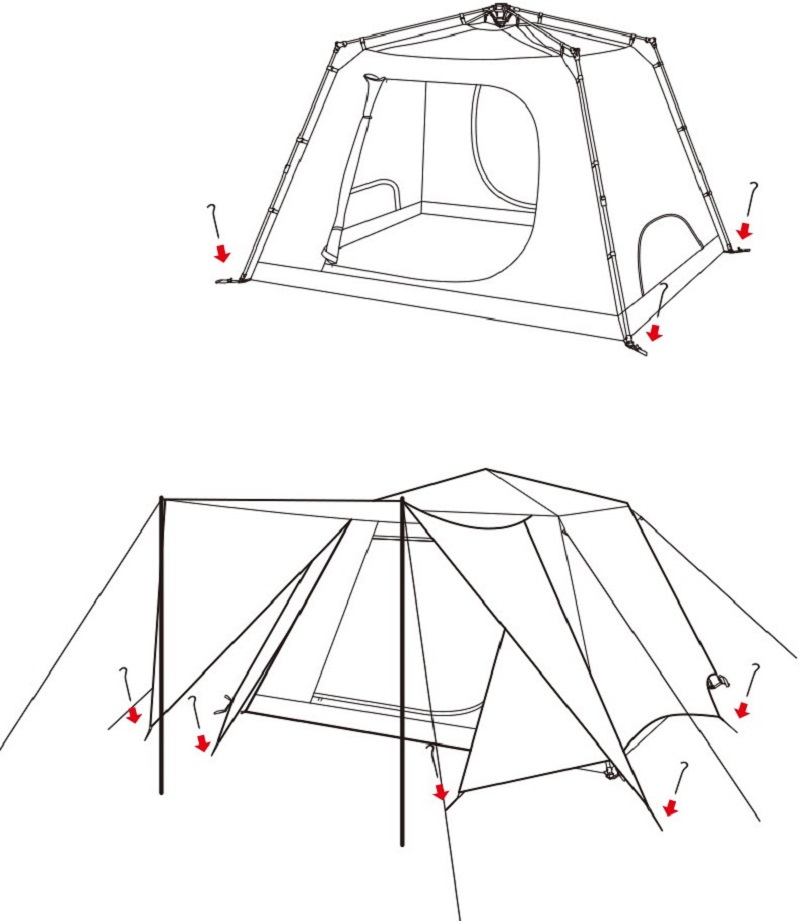 Hướng dẫn cách sử dụng lều cắm trại