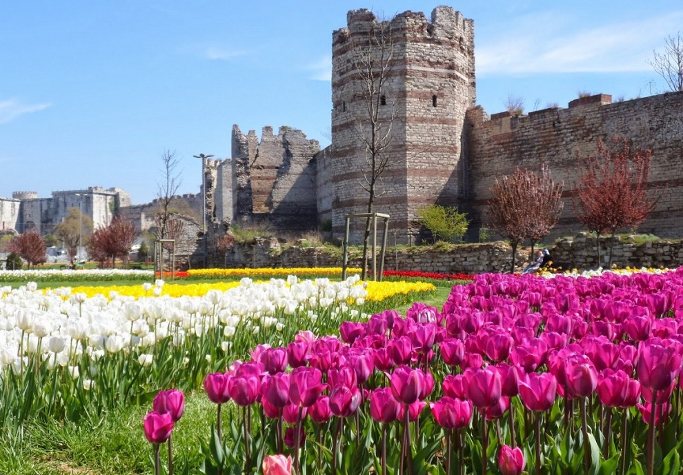 Thổ Nhĩ Kỳ vào mùa xuân đắm chìm trong sắc hoa tulip rực rỡ, đa sắc màu